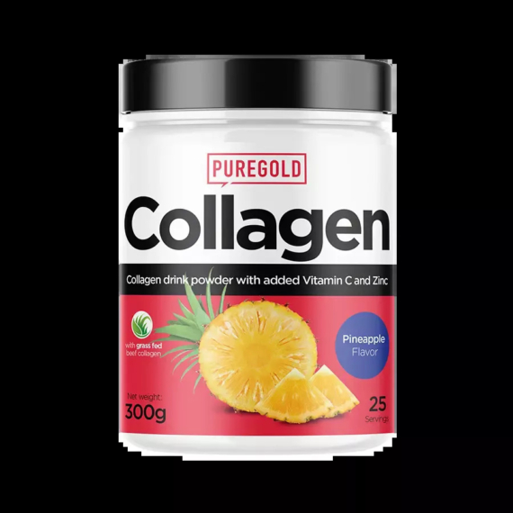 PureGold Collagen Marha kollagén italpor - 300 g - Ananász